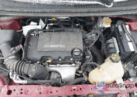 2020 Chevrolet Sonic Fwd Lt 5-Door из США, поврежденный, VIN 1G1JD6SBXL4134949